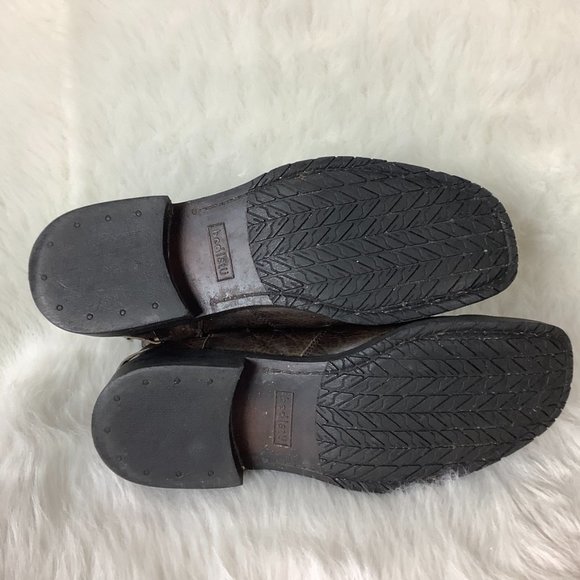 Bed Stu Men's Brown Leather Harness Buckle Chelsea Fairbanks Boots 12 - Picture 8 of 11